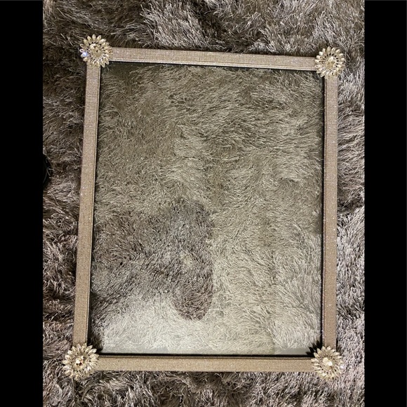 Swarovski bedazzled large picture frame 21”x17”